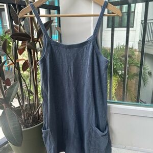 UpWest Blue Athletic Dress with Pockets and Inner Lining